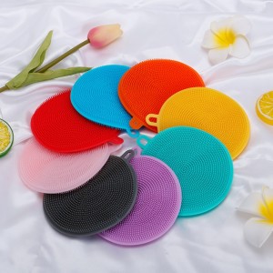 Accessories Cistine Spúinse Mhias Silicone, Scromber Cleaning Thaobh Double