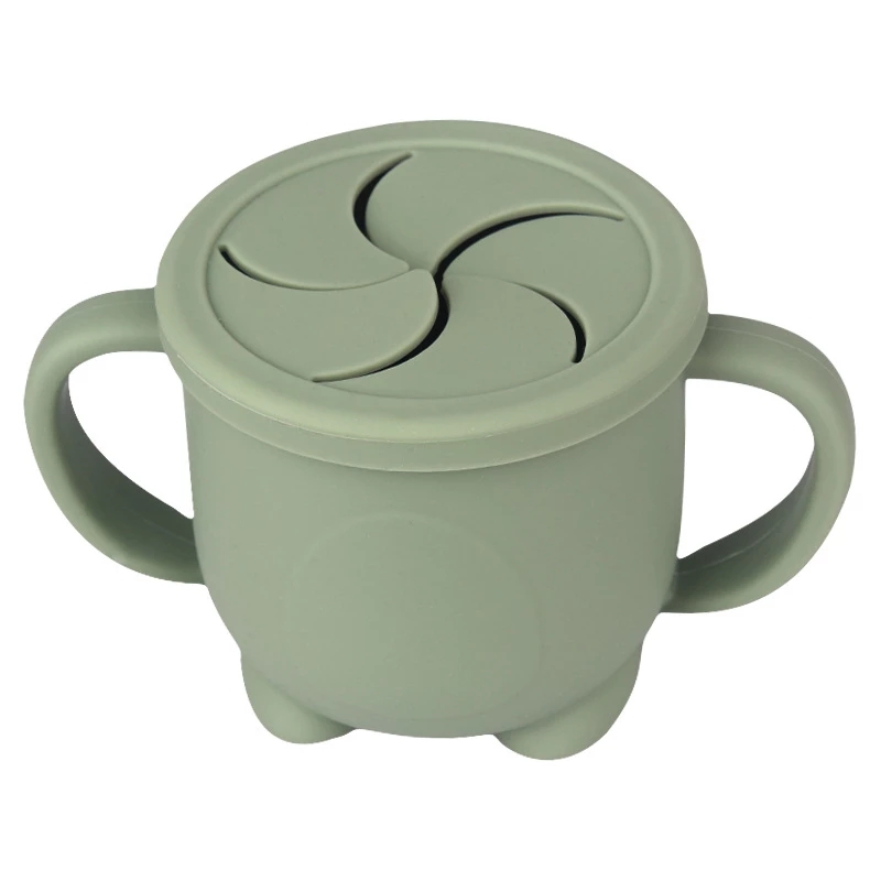 Cupáin oiliúna bia silicone grád bia, cupáin chlaonta bia